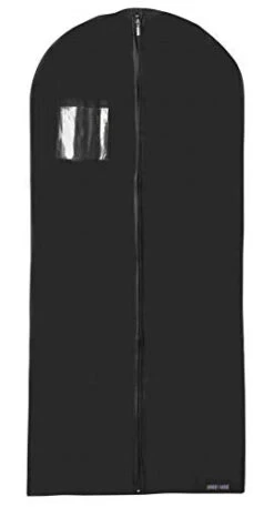 New Breathable 54" Suit/Dress Black Garment Bag By Bags For LESSTM