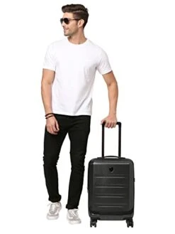 HEYS EZ Access 2.0 Range Charcoal Color Hard Cabin Luggage, Silver, Cabin, Luggage -Samsonite Sales Store 31 ihAY5OYL