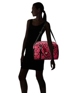 Betsey Johnson Luv CruzIn Cotton Quilted Carry On Weekender Travel Duffel Bag - Black/Blush Cat 13 Betsey Johnson Luv CruzIn Cotton Quilted Carry On Weekender Travel Duffel Bag - Black/Blush Cat -Samsonite Sales Store 31E3XEYauSL