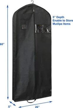 Simplehousware 60-Inch Heavy Duty Garment Bag For Suits, Tuxedos, Dresses, Coats 11 Simplehousware 60-Inch Heavy Duty Garment Bag For Suits, Tuxedos, Dresses, Coats -Samsonite Sales Store 31LRltZf9SL