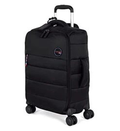 Lipault - Snowflake Carry-On Cabin Size Suitcase Spinner Luggage For Women - Black -Samsonite Sales Store 31ayHeuOn3S