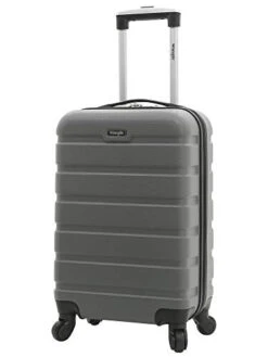 Wrangler Hardside Carry-On Spinner Luggage, Charcoal Grey, 20-Inch 9 Wrangler Hardside Carry-On Spinner Luggage, Charcoal Grey, 20-Inch -Samsonite Sales Store 31hCEU8qsdL