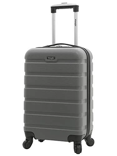 Wrangler Hardside Carry-On Spinner Luggage, Charcoal Grey, 20-Inch 4 Wrangler Hardside Carry-On Spinner Luggage, Charcoal Grey, 20-Inch - Image 4