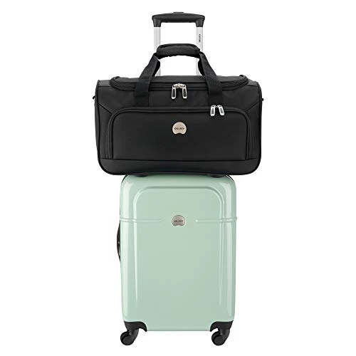 Delsey Paris Delsey Luggage Fashion 2-Piece Set, Carry-On Suitcase And Free Duffel Bag (Seafoam) 1 Delsey Paris Delsey Luggage Fashion 2-Piece Set, Carry-On Suitcase And Free Duffel Bag (Seafoam)