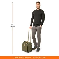Briggs & Riley 2-Wheel Cabin Bag, Olive -Samsonite Sales Store 31vWlwNH8VL
