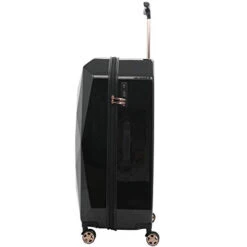 Kensie Women's 3D Gemstone TSA Lock Hardside Spinner Luggage, Black, 20-Inch Carry-On -Samsonite Sales Store 31x5vJ2WMnL