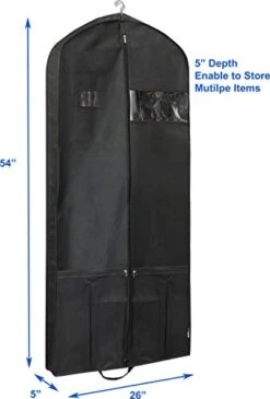 Simplehousware 54-Inch Heavy Duty Garment Bag W/Pocket For Suits, Tuxedos, Dresses, Coats 11 Simplehousware 54-Inch Heavy Duty Garment Bag W/Pocket For Suits, Tuxedos, Dresses, Coats -Samsonite Sales Store 31zf52pt9ML