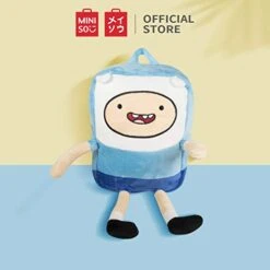 MINISO Adventure Time Backpack Cute Bag For Zipper School Picnic Bag,Blue Finn -Samsonite Sales Store 41 ZG7XcWZL