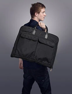 Bagsmart Garment Bag For Suits And Wedding Dresses With Shoulder Strap And Hanger, Black 17 Bagsmart Garment Bag For Suits And Wedding Dresses With Shoulder Strap And Hanger, Black -Samsonite Sales Store 41 pwZLXanL