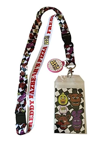 Bioworld Fnaf Five Nights At Freddy'S School Backpack Luggage Bag With Lanyard (Fnaf Cheese Melt) 6 Bioworld Fnaf Five Nights At Freddy'S School Backpack Luggage Bag With Lanyard (Fnaf Cheese Melt) - Image 6