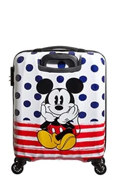 American Tourister Disney Legends - Spinner S - Kids Luggage, 55 Cm, 36 L, Multicolour (Mickey Dots) -Samsonite Sales Store 411hC3rAaZS