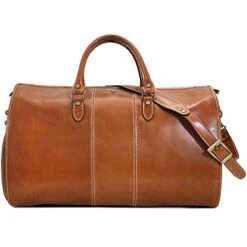 Floto Venezia Convertible Garment Duffle Travel Bag Weekender In Tempesti Leather