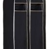 MISSLO Breathable 54" Suit Dress Black Garment Bag Gusseted, 2 Pack