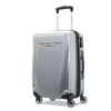 Samsonite Winfield 3 DLX Hardside Expandable Luggage With Spinners, Silver, Carry-On 20-Inch