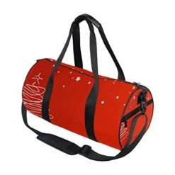 OuLian Duffel Bag Red Christmas Background Women Garment Gym Tote Bag Best Sports Bag For Boys 11 OuLian Duffel Bag Red Christmas Background Women Garment Gym Tote Bag Best Sports Bag For Boys -Samsonite Sales Store 418VGAGOUdL