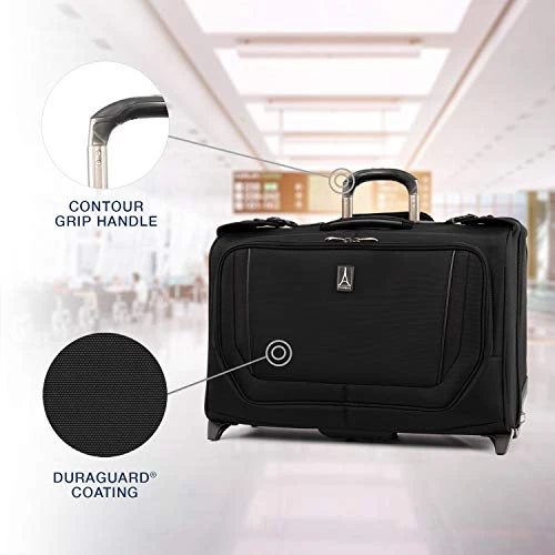 Travelpro Crew Versapack Carry-on Rolling Garment Bag, Jet Black 2 Travelpro Crew Versapack Carry-on Rolling Garment Bag, Jet Black - Image 2