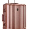 TPRC Donna Hardside/Aluminum Frame Spinner Luggage, Rose Gold, Carry-On 20-Inch