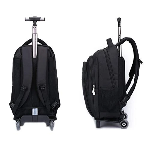 Rolling Backpack School Business Wheeled Backpack Carry-On Luggage Wheeled Case Travel Duffel Bag 2 Rolling Backpack School Business Wheeled Backpack Carry-On Luggage Wheeled Case Travel Duffel Bag - Image 2