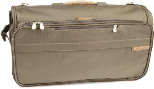 Briggs & Riley Baseline Compact Tri-Fold Garment Bag,Olive,14X22X8.5 2 Briggs & Riley Baseline Compact Tri-Fold Garment Bag,Olive,14X22X8.5 - Image 2