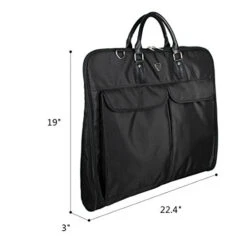 Bagsmart Garment Bag For Suits And Wedding Dresses With Shoulder Strap And Hanger, Black 15 Bagsmart Garment Bag For Suits And Wedding Dresses With Shoulder Strap And Hanger, Black -Samsonite Sales Store 41F 2B81zq 2BL