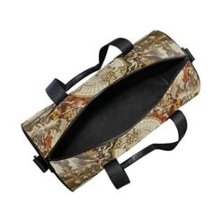 OuLian Duffel Bag Vintage Map Wallpapers - Cave Women Garment Gym Tote Bag Best Sports Bag For Boys -Samsonite Sales Store 41G4zExh8yL