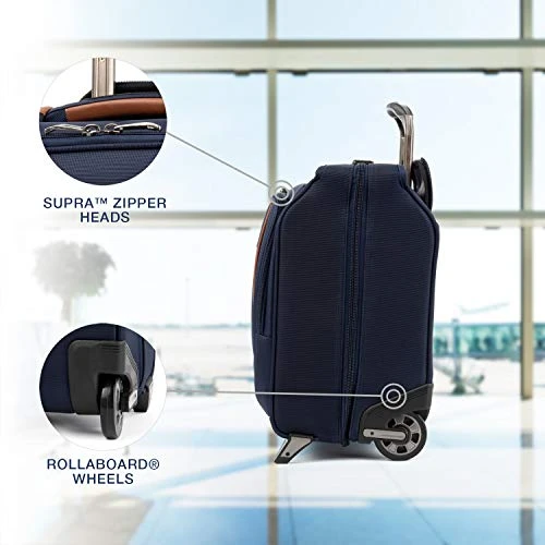 Travelpro Crew Versapack Carry-on Rolling Garment Bag, Patriot Blue 3 Travelpro Crew Versapack Carry-on Rolling Garment Bag, Patriot Blue - Image 3