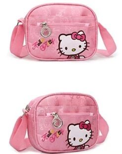 Hello Kitty Bag, Hello Kitty Purse For Girls-Pink KT Cat Crossbody Bag, Hello Kitty Mini Pink Small Shoulder Handbag For Girl, Mini Travel Bag For Girls, KT Cat Purse For Girls. -Samsonite Sales Store 41Hu5OuA2ZL