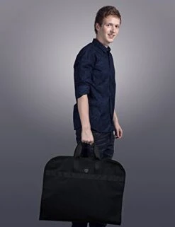 Bagsmart Lightweight Nylon Foldable Carrier Garment Bag For Suits And Dresses -Samsonite Sales Store 41HutpUvJnL