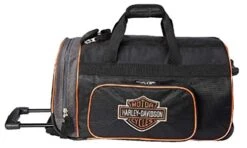 Harley Davidson Harley-Davidson Bar & Shield Logo 20" Wheeling Duffel Carry-On Bag 99416-BLACK