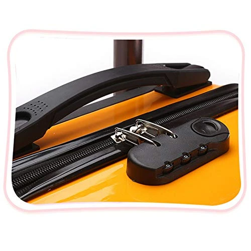 LYNICESHOP 20" Kids Suitcase Luggage Kids Ride On Suitcase Children Travel Suitcase With Sturdy Spinner Wheels, Good Idea For Kids School Suitcase Increase Travel Fun—Orange 3 LYNICESHOP 20" Kids Suitcase Luggage Kids Ride On Suitcase Children Travel Suitcase With Sturdy Spinner Wheels, Good Idea For Kids School Suitcase Increase Travel Fun—Orange - Image 3