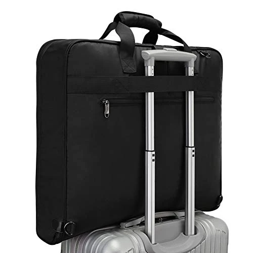 Modoker Suit Luggage Garment Bag With Shoulder Strap, Suit Carry On Bag Hanging Suitcase Black Garment Bags For Men Women Business Travel 2 Modoker Suit Luggage Garment Bag With Shoulder Strap, Suit Carry On Bag Hanging Suitcase Black Garment Bags For Men Women Business Travel - Image 2