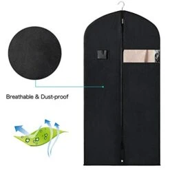 Zilink Garment Bags Suit Bags For Storage And Travel 54 Inches Breathable Dust-Proof Dress Protector Bag With Clear Window For Suit, Dresses, Winter Coat, Pack Of 3 -Samsonite Sales Store 41Lu6ujxLlL