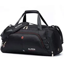 Swiss Alpen - Cervino Duffel - Water Resistant Durable 1680D Carry On Travel Duffel Bag Gym