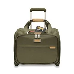 Briggs & Riley 2-Wheel Cabin Bag, Olive -Samsonite Sales Store 41Mic6MiTML