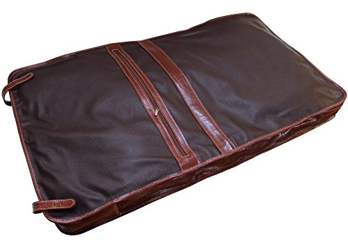 Floto Luggage Venezia Garment Bag Suitcase, Vecchio Brown, Large 6 Floto Luggage Venezia Garment Bag Suitcase, Vecchio Brown, Large - Image 6