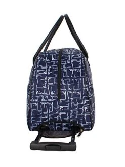 Nicole Miller Wheeled Duffel Carry On Bag (14in, Signature Navy) -Samsonite Sales Store 41NM1YDmY L