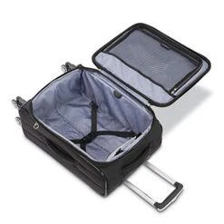 Samsonite Ascella X Softside Expandable Luggage With Spinner Wheels, Black, Carry-On 20-Inch -Samsonite Sales Store 41P9 xeXquL