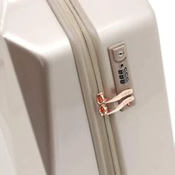 Kensie Women's 3D Gemstone TSA Lock Hardside Spinner Luggage, Rose Gold, 20-Inch Carry-On -Samsonite Sales Store 41PI9WOsu8L