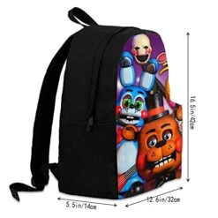 Koiidisa Five Nights At Freddy's 3D Printed Pattern Backpack Travel Bags School Laptop Bookbag,Lightweight Multi-Function And Water Resistant -Samsonite Sales Store 41PwiMBJVFS