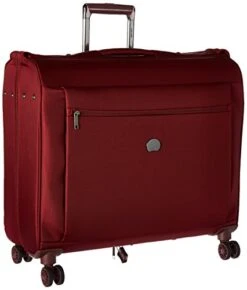 DELSEY Paris Delsey Luggage Montmartre Spinner Garment Bag Suit Or Dress Bordeaux Red