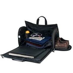 Garment Bag Duffel Luggage Oversized Waterproof,Suit/Blazer Bags/Carry-Garment/Travel/Weekend (Black) ¡­ -Samsonite Sales Store 41RtozM3PeL