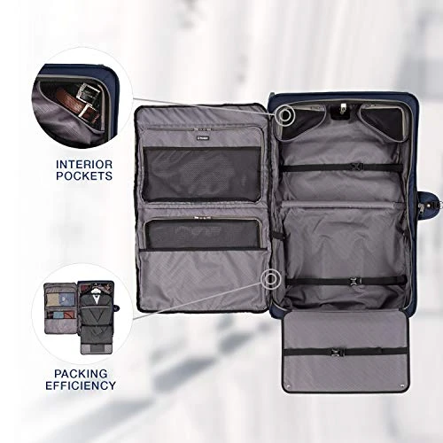 Travelpro Crew Versapack Carry-on Rolling Garment Bag, Patriot Blue 4 Travelpro Crew Versapack Carry-on Rolling Garment Bag, Patriot Blue - Image 4