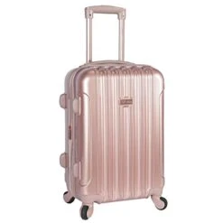Kensie Women's Alma Hardside Spinner Luggage, Rose Gold, Carry-On 20-Inch -Samsonite Sales Store 41TBP34cHGL