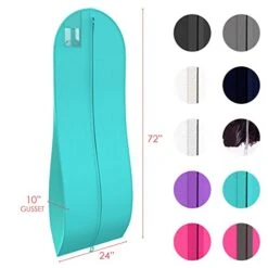 Women's Long Dress Bag – Breathable Wedding Gown Garment Bag -72x24”, 10” Gusset -Samsonite Sales Store 41TDMbIJqkL