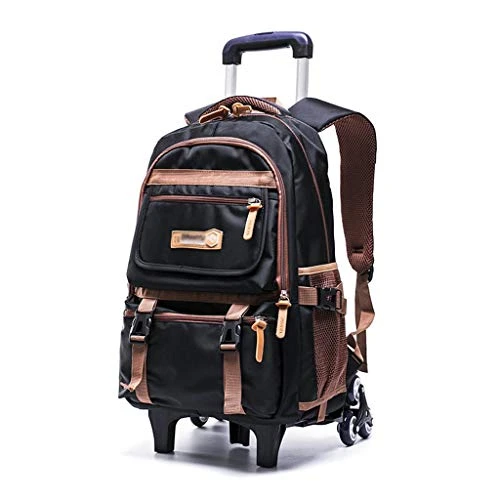 C-Xka Nylon Rolling Backpack Carry-On Luggage Travel Duffel Bag Wheeled Book Bag Detachable Dual 1 C-Xka Nylon Rolling Backpack Carry-On Luggage Travel Duffel Bag Wheeled Book Bag Detachable Dual