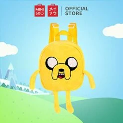 MINISO Adventure Time Backpack Cute Bag For Boy Girls Zipper School Picnic Bag, Yellow Jake -Samsonite Sales Store 41U48EqNGtL