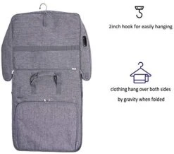 Magictodoor Anti-Gravity Carry On Garment Bag For Travel & Business 42" W/Anti-theft Tsa Lock -Samsonite Sales Store 41U8TuLoKEL