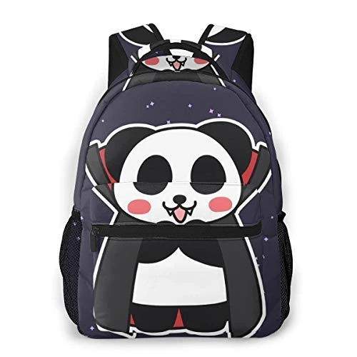 Hiking Work Walking Cycling Backpack Daypack Lightweight Polyester Multipurpose Anti-Theft Rucksacks Big Capacity Bookbag, Cute Funny Vampire Panda Stars 1 Hiking Work Walking Cycling Backpack Daypack Lightweight Polyester Multipurpose Anti-Theft Rucksacks Big Capacity Bookbag, Cute Funny Vampire Panda Stars