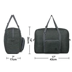 For Spirit Airlines Foldable Travel Duffel Bag Tote Carry On Luggage Sport Gym Duffle For Men And Women (Dark Grey) -Samsonite Sales Store 41YUh6MYPuL