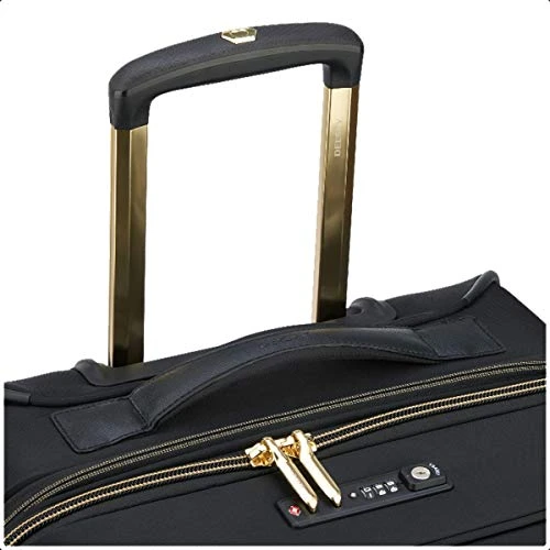 DELSEY Paris Montrouge Softside Expandable Luggage With Spinner Wheels, Black, Carry-On 21 Inch 3 DELSEY Paris Montrouge Softside Expandable Luggage With Spinner Wheels, Black, Carry-On 21 Inch - Image 3